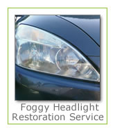 Headlight restoration services